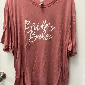 Bella Canvas Mauve 'Bride's Babes' Short Sleeve Tee
